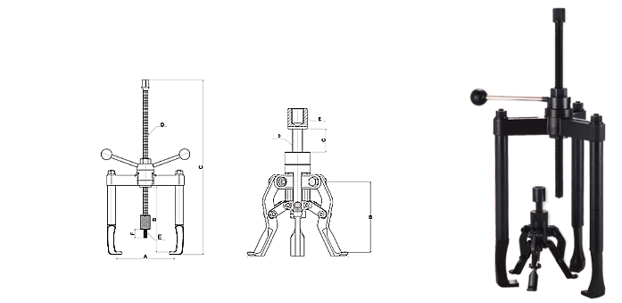 三位一体式拉马示意图