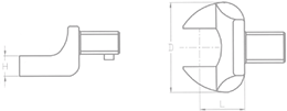 K系列方头开口插件