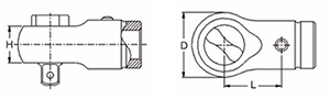 A系列圆孔棘轮插件